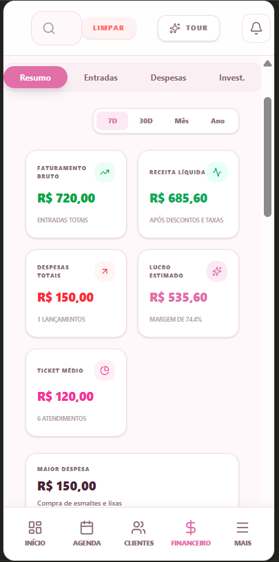 Financeiro com lucro real
